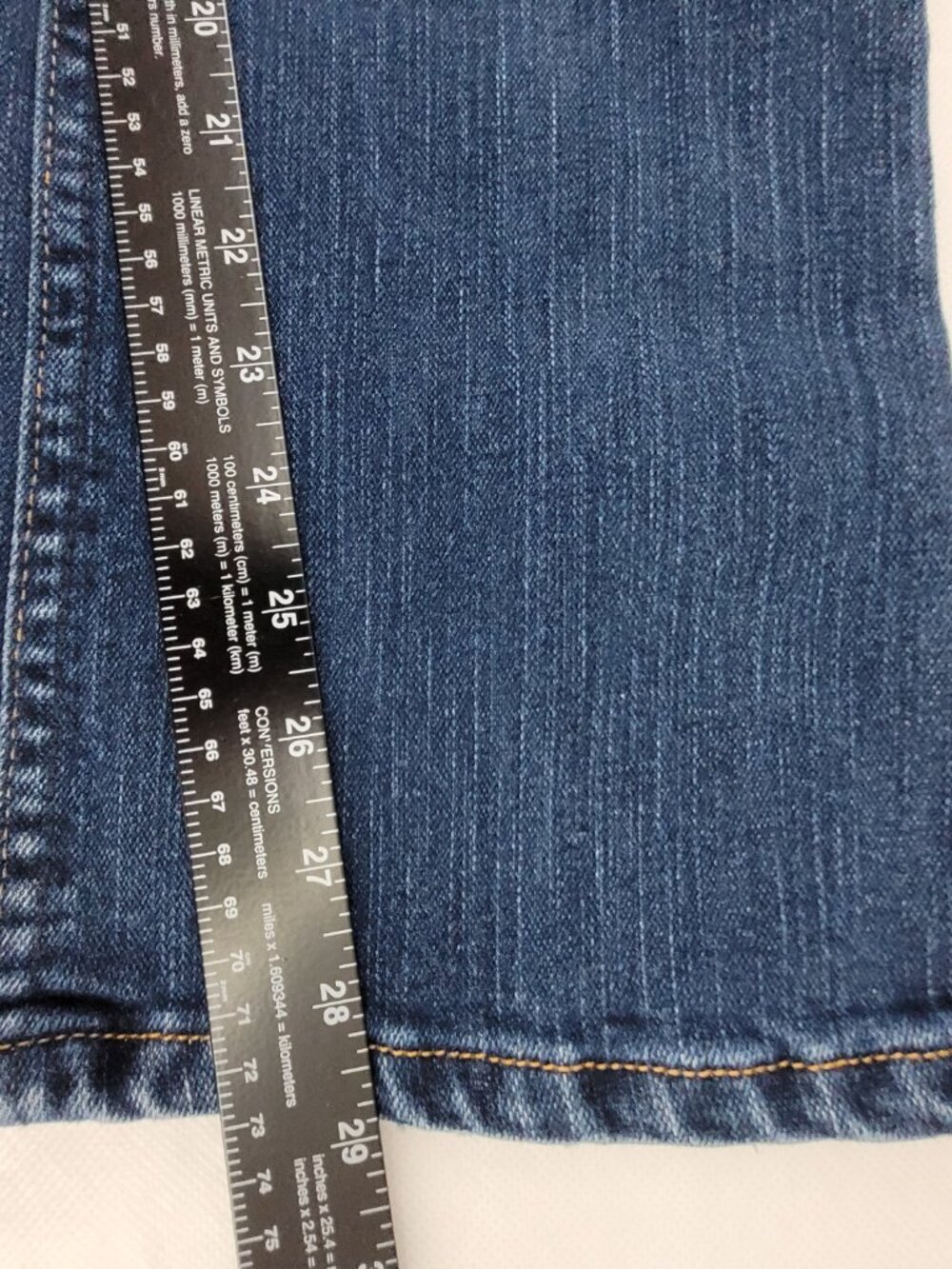 Wrangler Q-baby jeans Womens 11/12 Blue Bootcut WRQ20DD No Gap Waist fit 32x28.5 - Picture 6 of 12